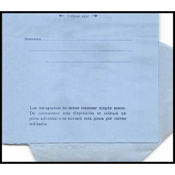 16433 0.60$ bleu neuf TB par avion aérogramme air letter entier stationery equateur ecuador