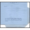 16433 0.60$ bleu neuf TB par avion aérogramme air letter entier stationery equateur ecuador