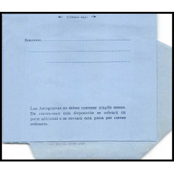 16434 1$40 bleu neuf TB par avion aérogramme air letter entier stationery equateur ecuador