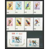 205b Manama MNH ** Mi N°47/54 B + bloc 3 Non dentelé imperf jeux olympiques olympic games grenoble 68 hockey