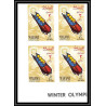 205c - Manama MNH ** Mi N°47/54 B Non dentelé imperf jeux olympiques olympic games grenoble 68 hockey bloc 4