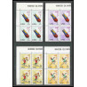 207b - Ajman MNH ** Mi N°199/206 A jeux olympiques olympic games grenoble 68 hockey bob ski skating jumping bloc 4