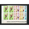 208b Ajman MNH ** Mi N°199/206 B jeux olympiques olympic games grenoble 68 hockey Non dentelé imperf BLOC 4