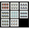 212a Ras al khaima MNH ** Mi N°253 /258 A + 345/346 A jeux olympiques olympic games GRENOBLE 68 feuilles sheets