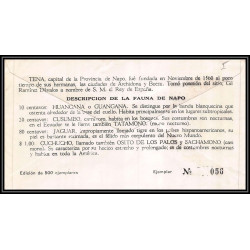16970 Sc N°676-679 Animals 1961 jaguar pecari tirage numéroté 500 ex lettre cover ecuador equateur fdc