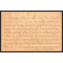 16994 gefangenenlager stendal 1917 paris guerre censure 14/18 ww1 lettre kriegsgefangenenpost allemagne germany