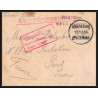 17009 camp de Wahn 1916 delarbre paris richelieu guerre censure 14/18 ww1 lettre kriegsgefangenenpost allemagne germany