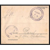 17012 alten-grabow 1915 delarbre paris richelieu guerre censure 14/18 ww1 lettre kriegsgefangenenpost allemagne germany