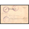 17019 alten-grabow 1915 delarbre paris richelieu guerre censure 14/18 ww1 lettre kriegsgefangenenpost allemagne germany