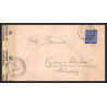 17026 guerre censure 39/45 ww2 deusche post british 0135 allemagne germany lettre cover