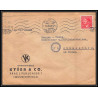 17032 guerre censure 39/45 ww2 allemagne praha kyser 1944 strasbourg reich germany lettre cover france