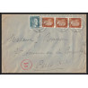 17047 Niederbronn-les-Bains 1942 paris guerre censure 39/45 ww2 allemagne reich germany lettre cover