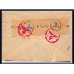 17051 ritter strasbourg 1942 guerre censure 39/45 ww2 allemagne reich germany lettre cover