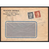 17061 renger strasbourg 1944 guerre censure 349 39/45 ww2 allemagne reich germany lettre cover