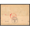 17061 renger strasbourg 1944 guerre censure 349 39/45 ww2 allemagne reich germany lettre cover