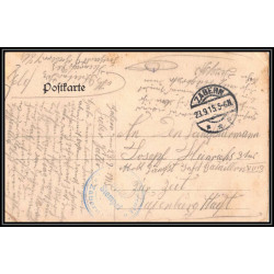 17067 zabern 1915 censure guerre 14/18 ww1 feldpost allemagne germany carte postcard