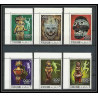 215b - Ras al khaima MNH ** Mi N°259/262 A +347/348 A jeux olympiques olympic games mexiico 68 masque (mask)
