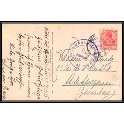 17071 Allemagne vers la Belgique occupée 1915 censure guerre 14/18 ww1 feldpost allemagne germany carte postcard