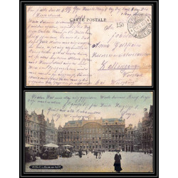 17072 4 Bayerischen Infanterie-Division 1915 Kellingen censure guerre 14/18 ww1 feldpost allemagne germany carte