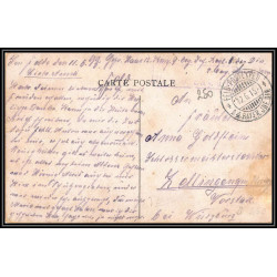 17072 4 Bayerischen Infanterie-Division 1915 Kellingen censure guerre 14/18 ww1 feldpost allemagne germany carte