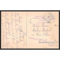 17075 Feldpostamt 650 1915 censure guerre 14/18 ww1 feldpost allemagne germany carte postcard