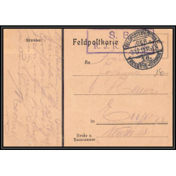 17079 1916 Reserve-Division censure guerre 14/18 ww1 feldpostkarte allemagne germany carte