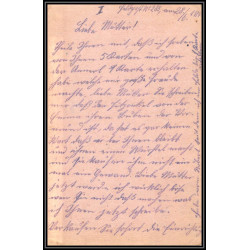 17080 Minenwerferbatterie Nr 6 1917 ZONE 288 censure guerre 14/18 ww1 feldpostkarte allemagne germany carte