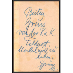 17088 Hauptfeldpostamt 22 1915 pour berlin censure guerre 14/18 ww1 feldpost allemagne germany feldpostkarte