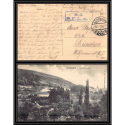 17091 Bayrische Feld-Lazarett-Abteilung 3 ? 1915 censure guerre 14/18 ww1 feldpost allemagne germany arnaville carte