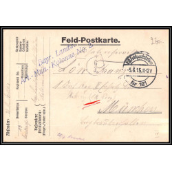 17096 Bayerische Landwehr Artillerie-Munitions-Kolonne 2 1915 munchen guerre 14/18 ww1 121 allemagne feldpostkarte