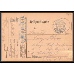 17101 1918 23 Bayer inf rgt 1 MGK guerre 14/18 ww1 feldpost allemagne germany feldpostkarte