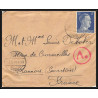 17108 Zarnglaff 1944 sannois Val-d'Oise censure guerre 39/45 ww2 feldpost allemagne reich germany lettre cover
