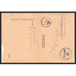 17119 pour berlin 1943 censure 19325 guerre 39/45 ww2 feldpost allemagne reich germany lettre cover