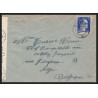 17131 sehwelm 1942 pour liège belgique censure guerre 39/45 ww2 luftfeldpost allemagne reich germany lettre cover