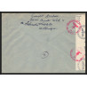 17131 sehwelm 1942 pour liège belgique censure guerre 39/45 ww2 luftfeldpost allemagne reich germany lettre cover