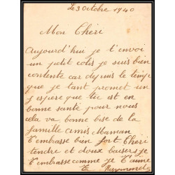 17143 stalag 4b 1940 ormesson Val-de-Marne censure guerre 39/45 ww2 lettre kriegsgefangenenpost allemagne germany