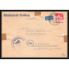17144 konstanz 1951 censure 17b lettre cover allemagne germany deustche post