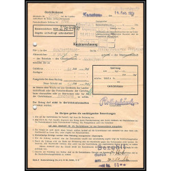 17144 konstanz 1951 censure 17b lettre cover allemagne germany deustche post