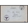 17152 kassel 1943 censure 04688 guerre 39/45 ww2 feldpost allemagne reich germany lettre cover