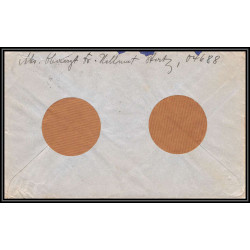 17152 kassel 1943 censure 04688 guerre 39/45 ww2 feldpost allemagne reich germany lettre cover