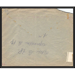 17156 luftpost luckenwalde 1943 belgique Ensival censure guerre 39/45 ww2 feldpost allemagne reich germany lettre cover