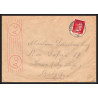 17157 Siegmar-Schönau 1943 loncin belgique censure guerre 39/45 ww2 feldpost allemagne reich germany lettre cover