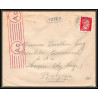17160 Siegmar-Schönau 1943 loncin belgique censure guerre 39/45 ww2 feldpost allemagne reich germany lettre cover
