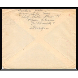 17160 Siegmar-Schönau 1943 loncin belgique censure guerre 39/45 ww2 feldpost allemagne reich germany lettre cover