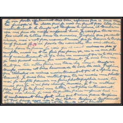 17175 Weissenfels 1944 Pouzauges vendée censure guerre 39/45 ww2 feldpost allemagne reich carte entier stationery