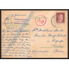17199 Weissenfels 1944 Pouzauges vendée censure guerre 39/45 ww2 feldpost allemagne reich germany carte postcard