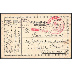 17220 Croix rouge red cross Graz 1917 censure guerre 14/18 ww1 Táboriposta feldpost magyar posta allemagne germany carte