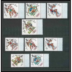 218 - Umm al Qiwain MNH ** Mi N°264 /272 A jeux olympiques olympic games MEXICO 68 javelin basketball hurdling