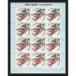218c Umm al Qiwain MNH ** Mi N°264 /272 A jeux olympiques olympic games MEXICO 68 javelin basket feuilles sheets