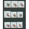 219a - Umm al Qiwain MNH ** Mi N°285/293 A overprint black jeux olympiques olympic games MEXICO 68 basket javelin 